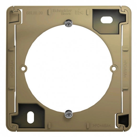 GLOSSA Коробка для наружного монтажа титан