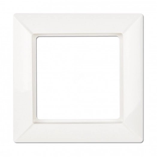 ECO Рамка 1-кратная для вертикальной и горизонтальной установки белая