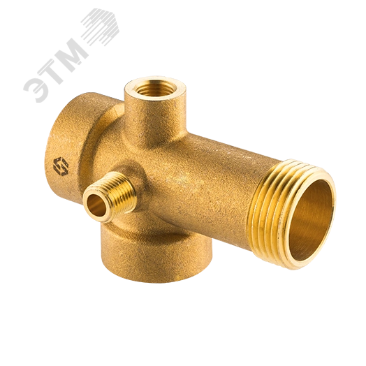 Пятиходовой переходник для насосной станции 1'x1'x1'x1/4'x1/4'x92 мм