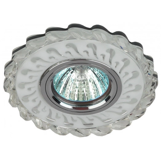 DK LD36 SL/WH Точечные светильники ЭРА декор cо светодиодной подсветкой MR16, прозрачный