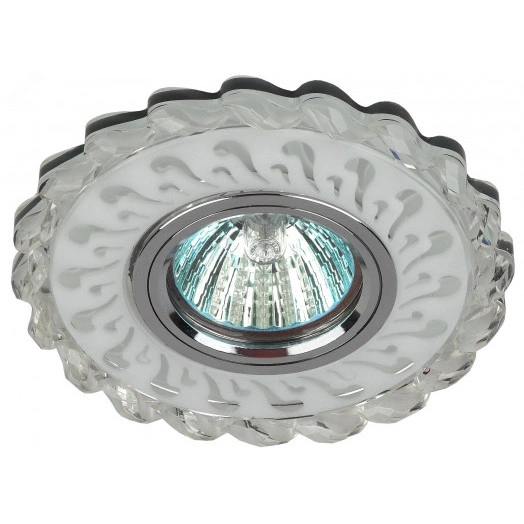 DK LD36 SL/WH Точечные светильники ЭРА декор cо светодиодной подсветкой MR16, прозрачный