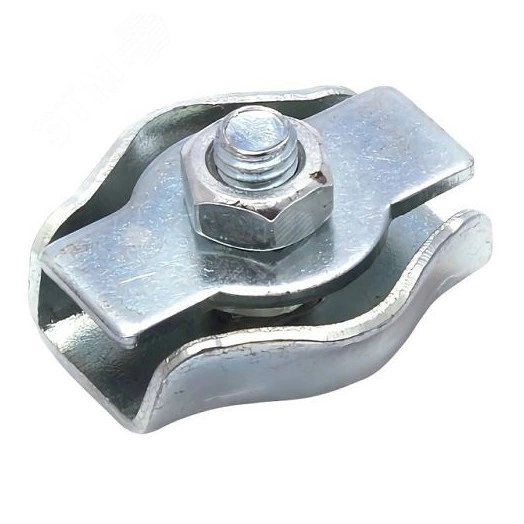 Зажим для троса одинарный 3мм Simplex оцинкованный 2 шт.