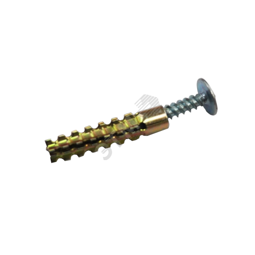 Дюбель (клоп) шуруп-саморез с прессшайбой с       металлическим дюбелем (Клоп) острый DIN 968