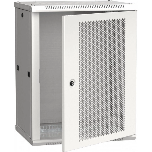 Шкаф LINEA W 18U 600x450 мм дверь перфорированная RAL7035