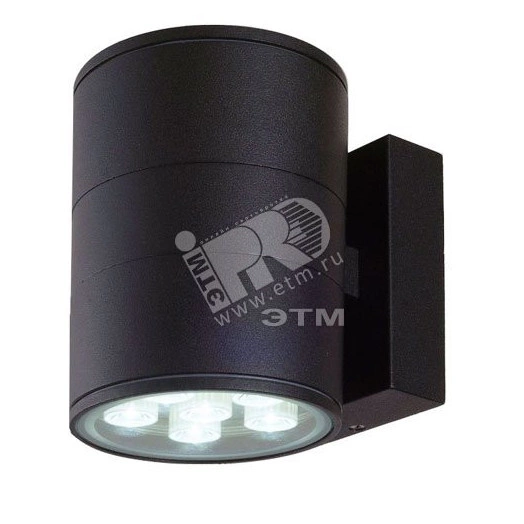 Светильник светодиодный ДБУ-10Вт 4250К черный IP54