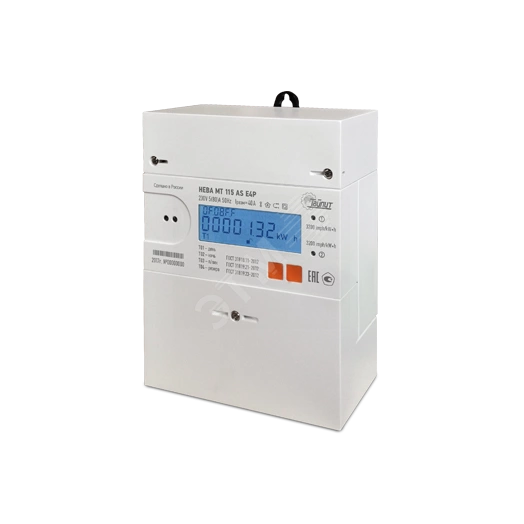 Счётчик электроэнергии 1Ф НЕВА МТ 115 AR2S E4PC 5(80)A Ур регион