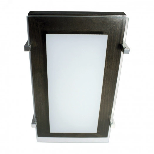 Светильник Полесье 280х160 НББ 06-40 М40 белый корпус венге держатель хром ИУ