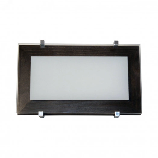 Светильник Полесье 280х160 НББ 06-40 М40 белый корпус венге держатель хром ИУ