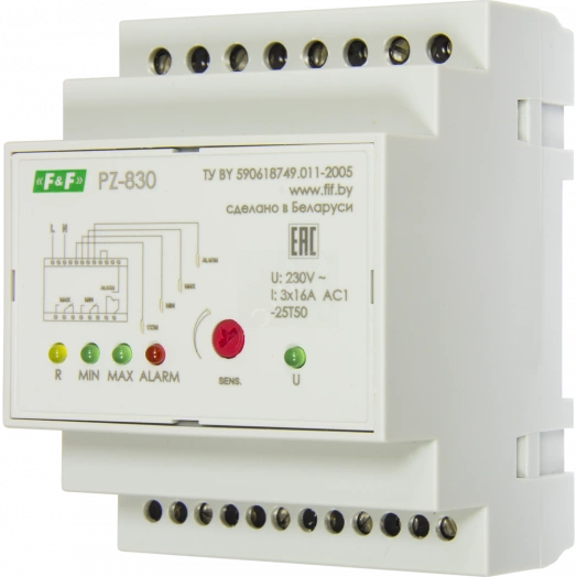 Реле контроля уровня PZ-830 жидкости без датчиков
