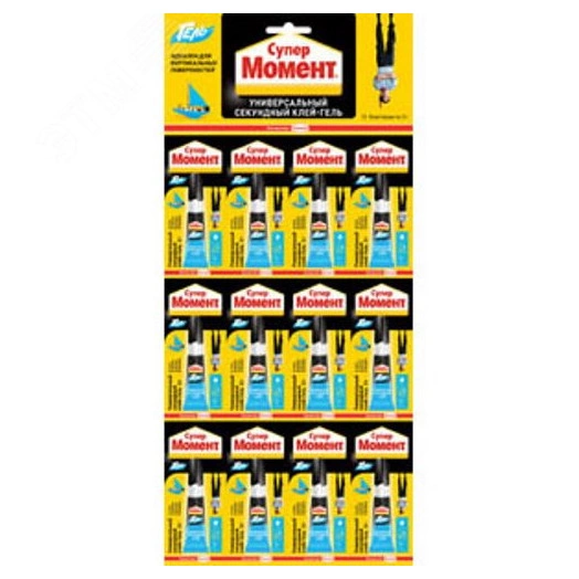 Супер Момент гель, 3 г (на мультиRUSкарте 12 шт)