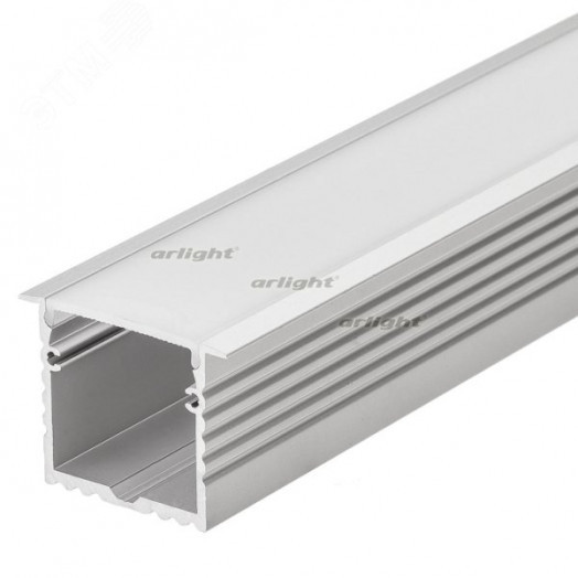 Профиль с экраном ALU-POWER-W35-2000-F ANOD+FROST (ARL, Алюминий)