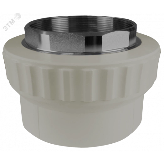 Муфта переходная с внутренней резьбой 75 х 2 1/2 под ключ (6/1)  СЕРАЯ