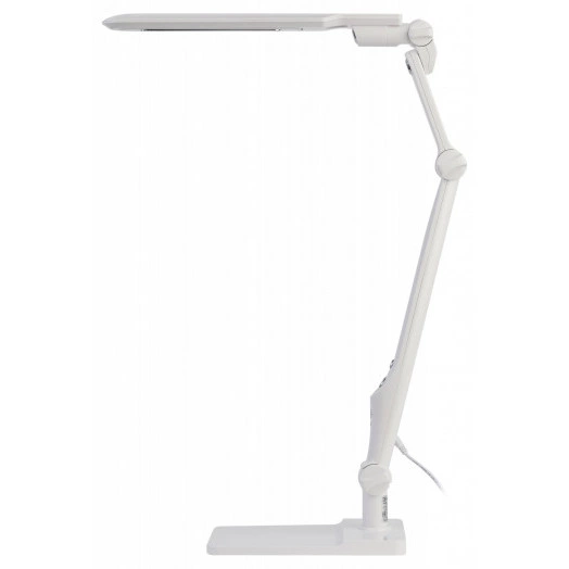Светильник настольный светодиодный NLED-497-12W-W на струбцине и с основанием белый ЭРА