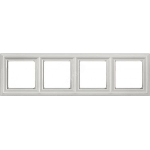 EPD Рамка 4-кратная для вертикальной и горизонтальной установки белая