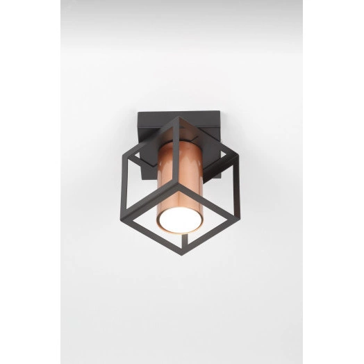 Светильник потолочный Rivoli Raffaela 5082-201 1 * GU10 25 Вт накладной для натяжных потолков лофт - кантри