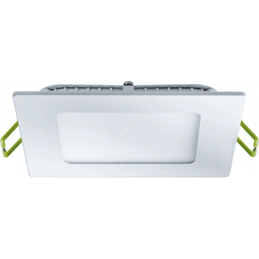 Светильник светодиодный ДВО-7w 4000К 400Лм квадратный slim белый