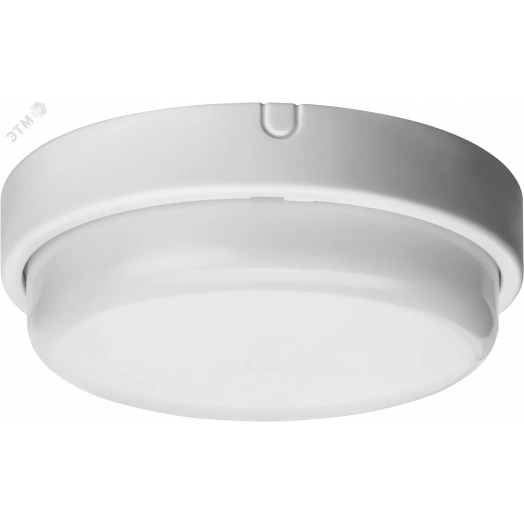 Светильник светодиодный ДБП-7w 4000К 520Лм IP65 круглый пластиковый белый ОНЛАЙТ