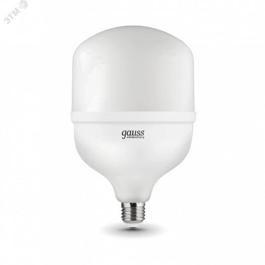 Лампа светодиодная LED 55 Вт 5250 Лм 4100К белая E27/E40 T160 Promo Elementary Gauss