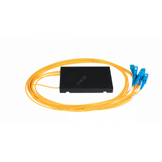 Сплиттер планарный 1x4, одномодовый, G.657.A1, SC/UPC, станд.корпус, 2 мм