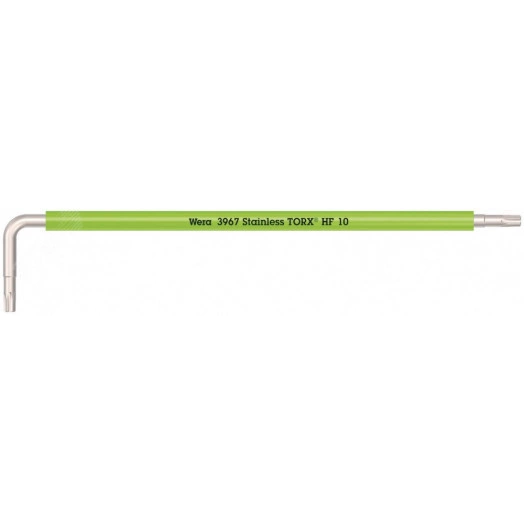 Ключ Г-образный с функцией фиксации крепежа 3967 SXL HF TORX Multicolour удлиненный нержавеющая сталь TX 10 x 112 мм