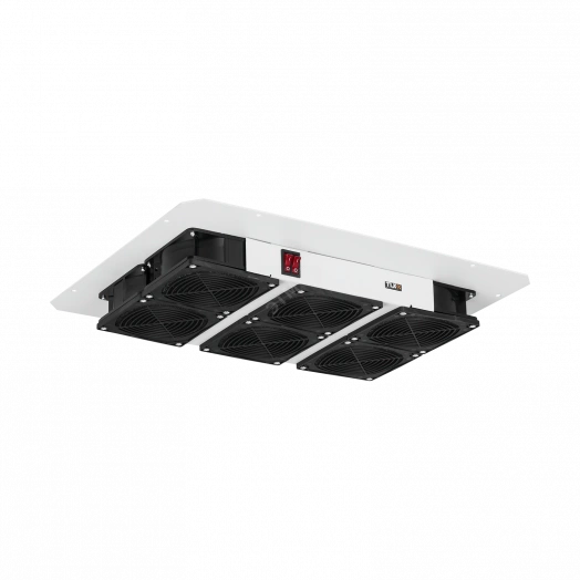 Блок вент TLK для напольных шкафов серий TFR TFL TFA без шнура питания серый