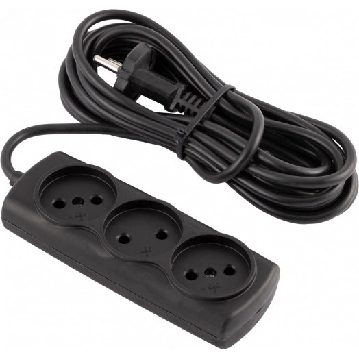 Удлинитель ENGY 'Эконом' 5м/4роз. (ШВВП 2х0,75)