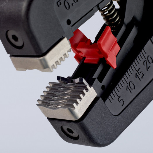 Стриппер автоматический PreciSTrip16  c кабелерезом быстросменный блок ножей зачистка: 008 - 16 мм (AWG 28 - 5) L-195 мм KN-1252195