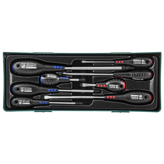 Набор отверток стержневых FULL STAR в ложементе, 8 предметов