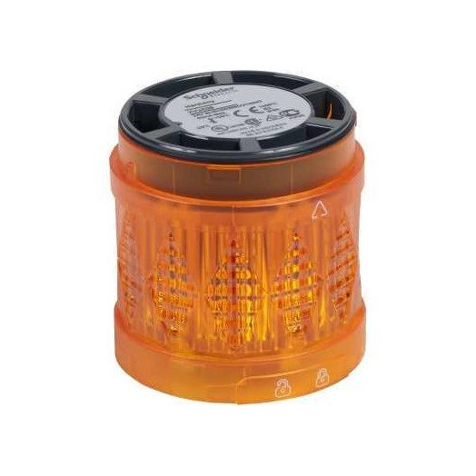 Модуль световой сигнальной колонны оранжевый 24В