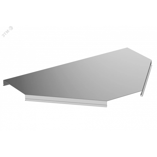 Крышка на угол горизонтальный 45 град. осн. 300 S=1.0мм оцинкованная