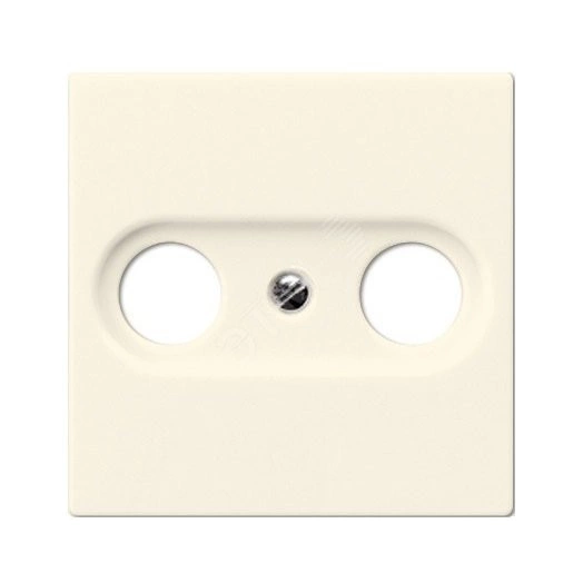 Накладка для телевизионной розетки (TV-FM)  Серия A500  Материал- термопласт  Цвет- слоновая кость