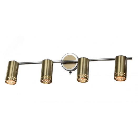 Светильник настенно-потолочный спот Rivoli Alosia 7019-704 4 * GU10 25 Вт поворотный с выключателем