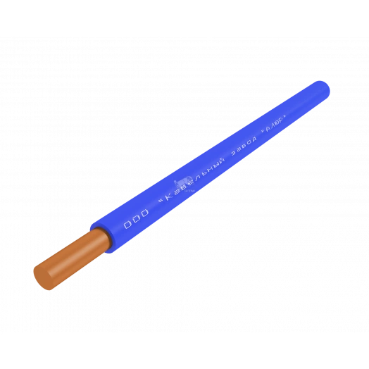 Провод силовой ПуВнг (А)-LS 1х4 синий бухта однопроволочный