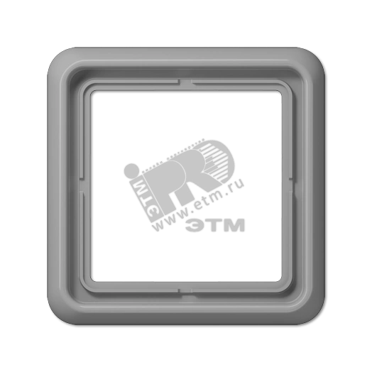 Рамка 1 пост универсальная серая