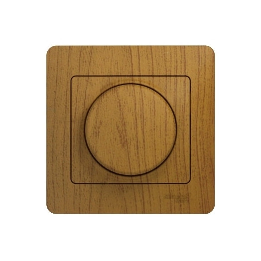 GLOSSA Диммер поворотный 300Вт дуб в сборе