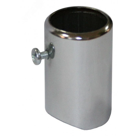 Муфта для труб диаметром 25 мм хром M-25