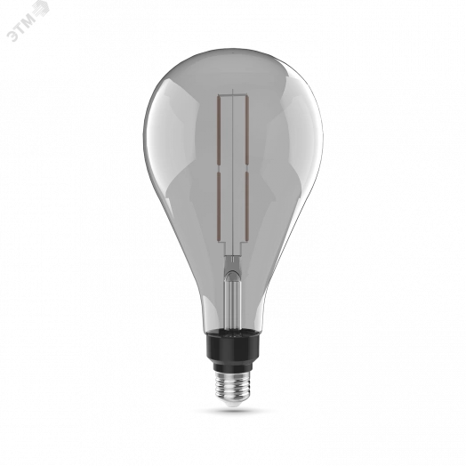 Лампа светодиодная LED 6 Вт 330 Лм 4000К белая Е27 PS160 gray straight Filament Gauss
