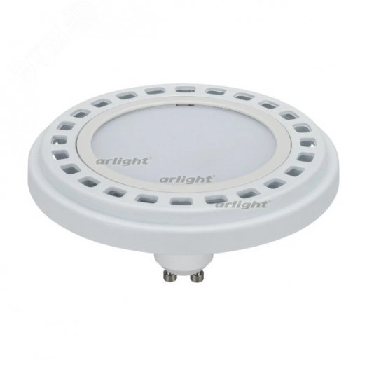 Лампа AR111-UNIT-GU10-15W-DIM Day4000 (WH, 120 deg, 230V) (ARL, Металл)