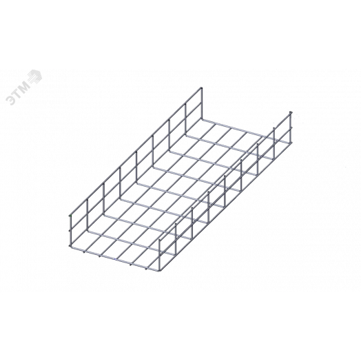Лоток проволочный прямой усиленный диаметр проволоки 5 мм  ППУ5.300.105.3000.10.0