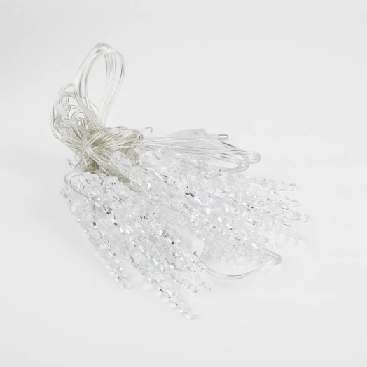 Гирлянда нить Сосульки, синий, 3,8 м, 220 V, длина провода 1,5 м, 20 LED, IP20 ЕGNIG - IC ЭРА