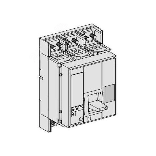 Выключатель NS1600 N 4p + MicroLogic 5.0A в сборе