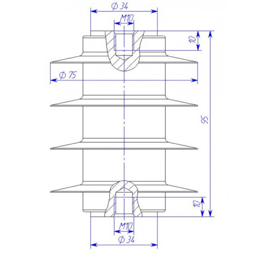 Ограничитель перенапряжений ОПН-П-6/7.2/10/400 УХЛ2