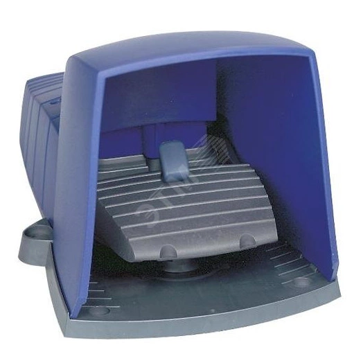 Переключатель педальный пластик голубой