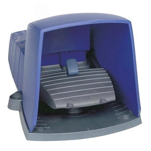 Переключатель педальный пластик голубой