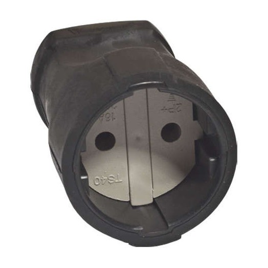 Штепсель без заземл. ПВХ-облив черн. UNIVersal ОА0150 Штепсель без заземл. ПВХ-облив черн. UNIVersal ОА0150