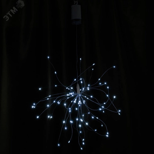 Гирлянда украшение Фейерверк LED 5000К 0.3м от батареек