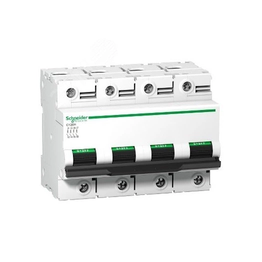 Выключатель автоматический четырехполюсный 125А С С120Н