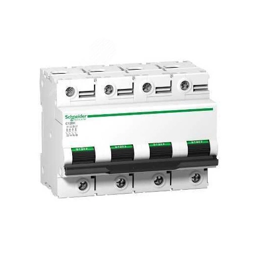 Выключатель автоматический четырехполюсный 125А С С120Н