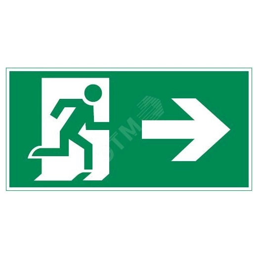 Пиктограмма ФИГУРА/СТРЕЛКА ВПРАВО 300х150мм для аварийно-эвакуационного светильника Vision/IP65 Basic