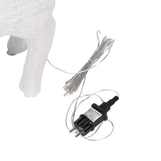 Фигура акриловая светодиодная Северный олень 49х18х85 см, 120 светодиодов, IP65 понижающий трансформатор в комплекте